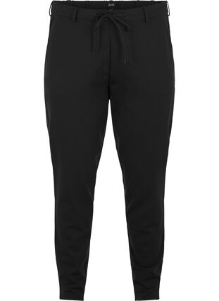 Zizzifashion Cropped Maddison trousers, Black, Packshot image number 0