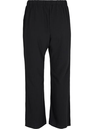 Zizzifashion Flared trousers with pockets, Black, Packshot image number 1