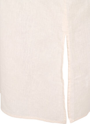 Zizzifashion Cotton blend kaftan dress with linen, Sandshell, Packshot image number 3