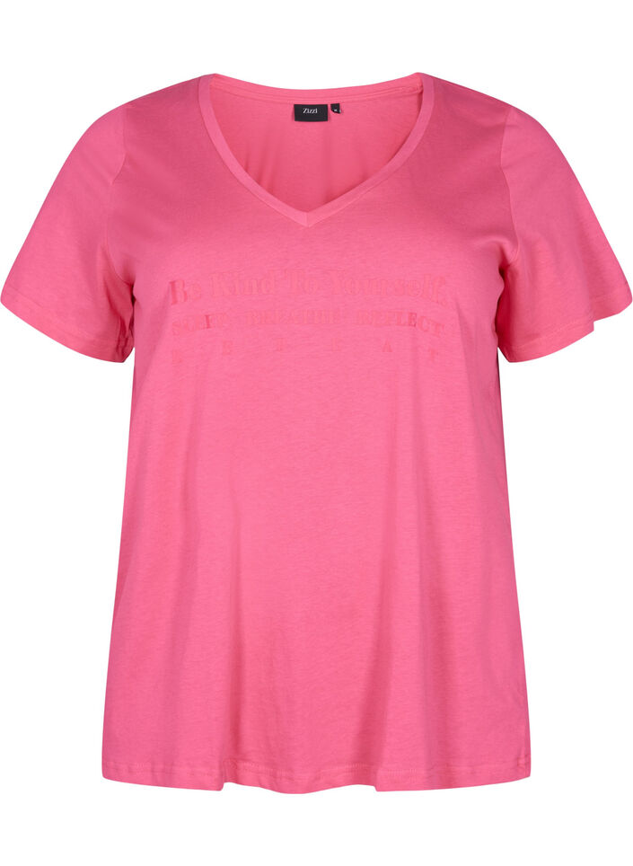 Buy Zivosis Women Pink Cotton Blend T-Shirt Non Padded Bra (40B