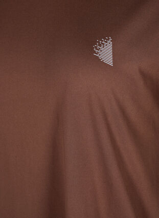 Zizzifashion Short-sleeved training t-shirt, Chocolate Martini, Packshot image number 2