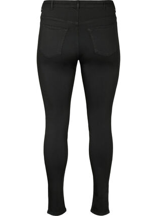 Zizzifashion Stay black Amy jeans with high waist, Black, Packshot image number 1