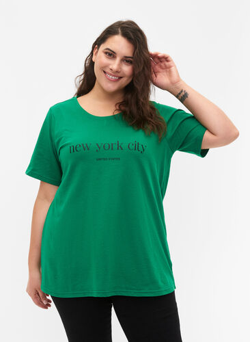Zizzifashion FLASH - T-shirt with motif, Jolly Green, Model image number 0
