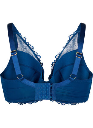 Zizzifashion Lace bra with underwire and padding, Blue Opal, Packshot image number 1