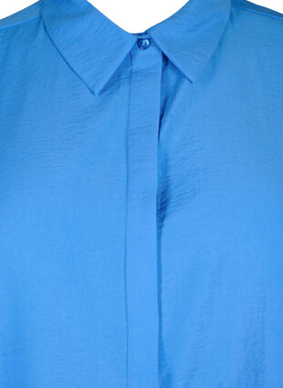 Zizzifashion Long viscose shirt with short sleeves, Marina, Packshot image number 2