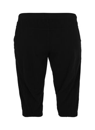 Zizzifashion Cotton Capri trousers , Black, Packshot image number 1