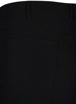 Zizzifashion Long skirt with slit in front, Black, Packshot image number 4
