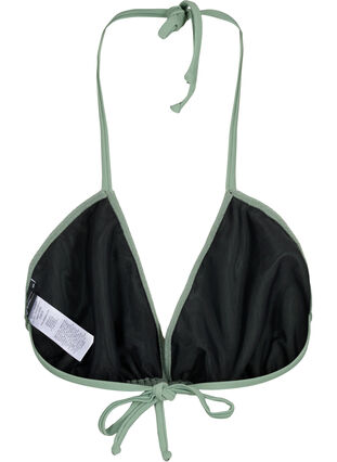 Zizzifashion Triangle bikini bra with crepe texture, Laurel Wreath, Packshot image number 1