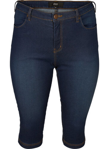 Zizzifashion Slim fit Emily capri jeans, Blue denim, Packshot image number 0