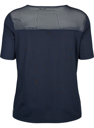 Zizzifashion Short-sleeved training t-shirt with mesh, Night Sky, Packshot image number 1
