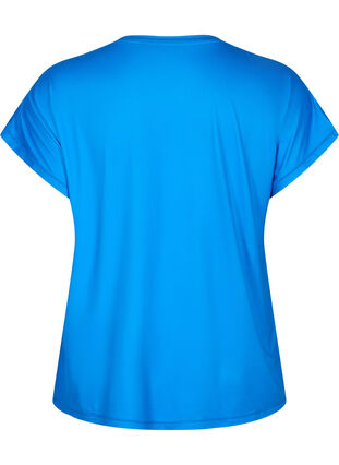 Zizzifashion Short sleeved workout t-shirt, Brilliant Blue, Packshot image number 1