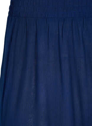 Zizzifashion High-waist viscose shorts, Medieval Blue, Packshot image number 2