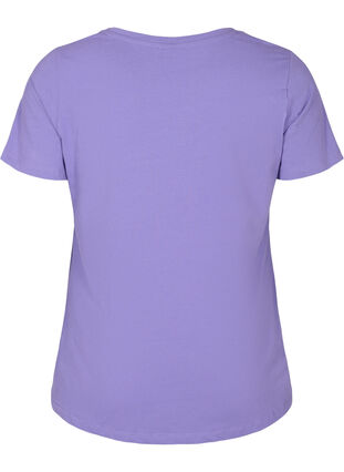 Zizzifashion Basic plain cotton t-shirt, Veronica, Packshot image number 1
