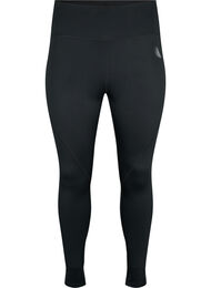 Training tights with fleece lining, Black, Packshot