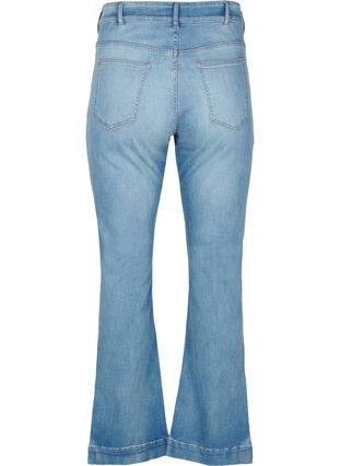 Zizzifashion Bootcut jeans with slit, Blue Denim, Packshot image number 1