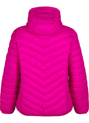 Zizzifashion Lightweight jacket with hood, Fuchsia Red, Packshot image number 1