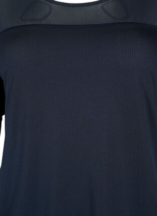Zizzifashion Short-sleeved training t-shirt with mesh, Night Sky, Packshot image number 2