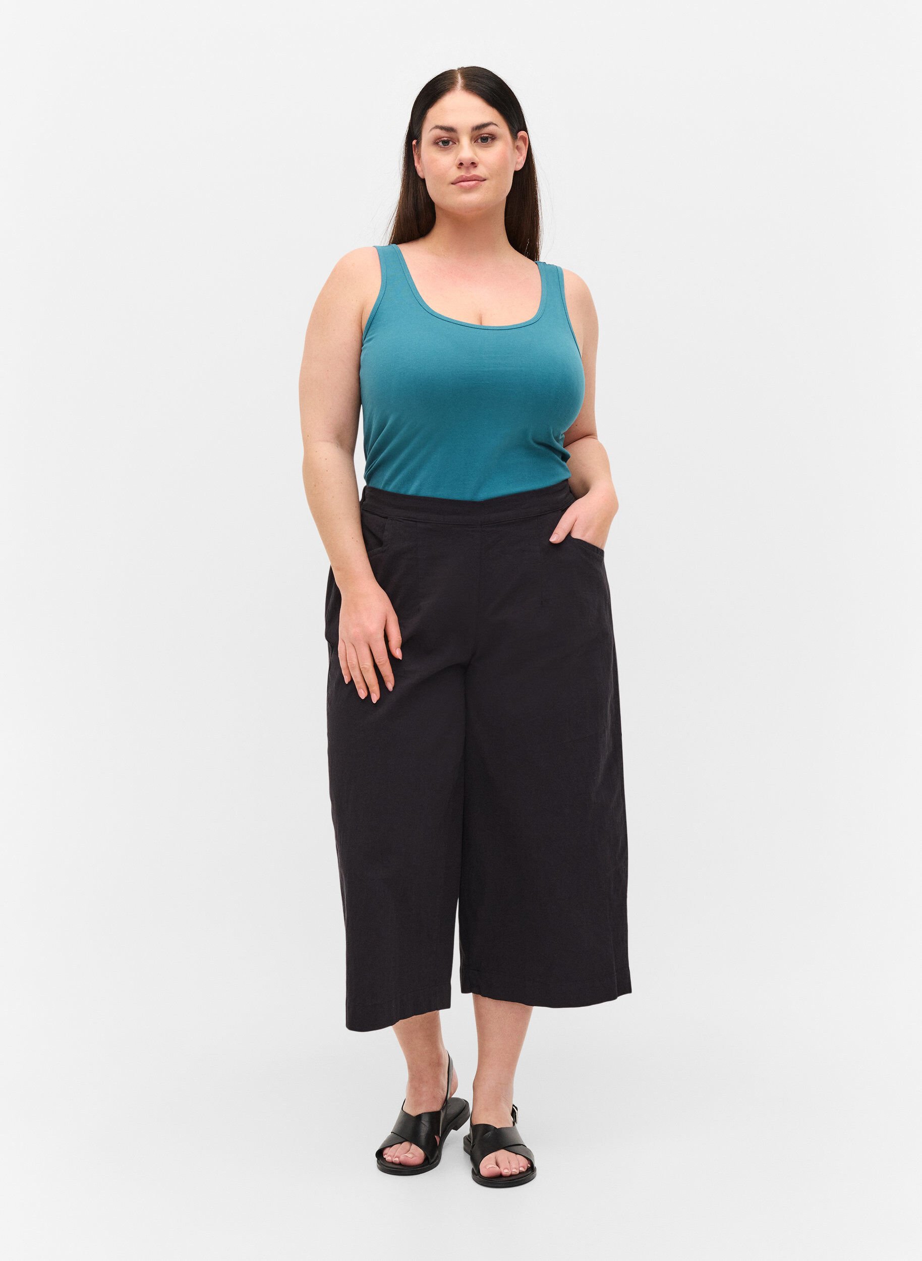 Black Culotte Trouser – Styched Fashion