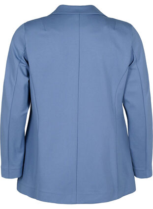 Zizzifashion Simple blazer with button closure, Moonlight Blue, Packshot image number 1
