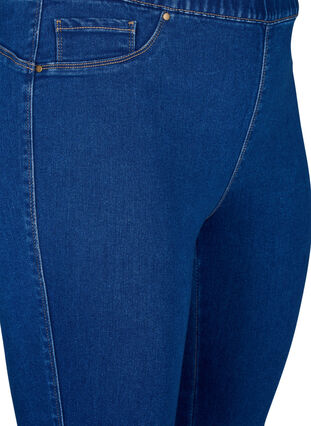 Zizzifashion Denim knickers with elastic waistband, Dark Blue Denim, Packshot image number 2