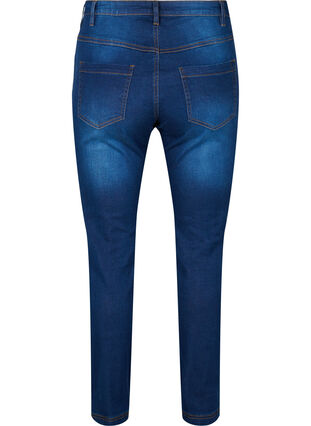 Zizzifashion Slim fit Emily jeans with normal waist, Blue Denim, Packshot image number 1