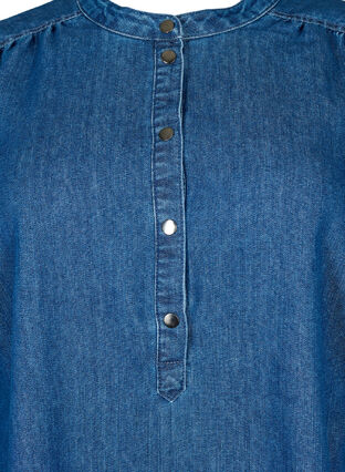 Zizzifashion Long sleeve denim dress, Blue denim, Packshot image number 2