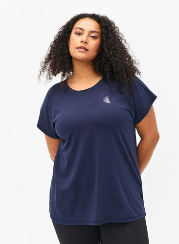 Zizzifashion Short sleeved workout t-shirt, Night Sky, Model image number 0
