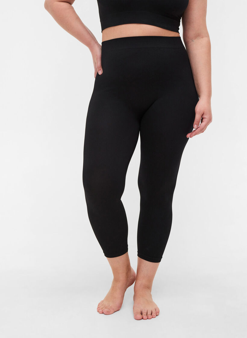 Seamless leggings - Black - Sz. 42-60 - Zizzifashion