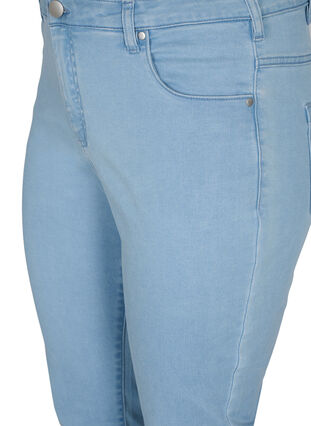 Zizzifashion Slim fit Emily jeans with normal waist, Ex Lt Blue, Packshot image number 2