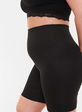 Zizzifashion Light shapewear shorts with high-rise waist, Black, Model image number 2