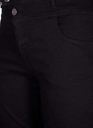 Zizzifashion Regular fit Gemma jeans with a high waist, Black, Packshot image number 2