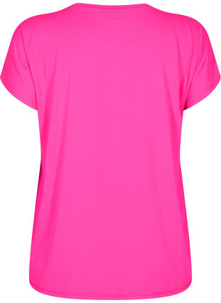 Zizzifashion Short-sleeved training t-shirt, Neon Pink Glo, Packshot image number 1
