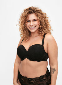 Transparent Back Padded Underwired Bra for £30 - Plus Size Bras