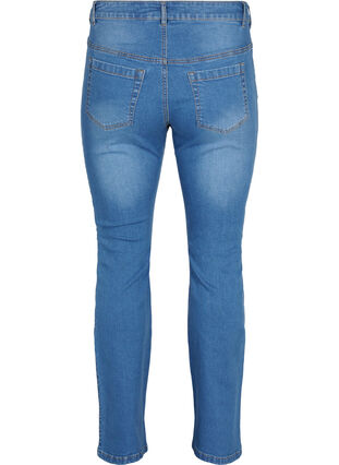 Zizzifashion High-waisted Ellen bootcut jeans, Light blue, Packshot image number 1