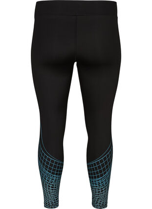 CORE, BASIC TIGHTS - Cropped basic workout leggings - Black - Sz. 42-60 -  Zizzifashion