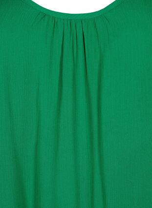 Zizzifashion Strap top in viscose, Jolly Green, Packshot image number 2