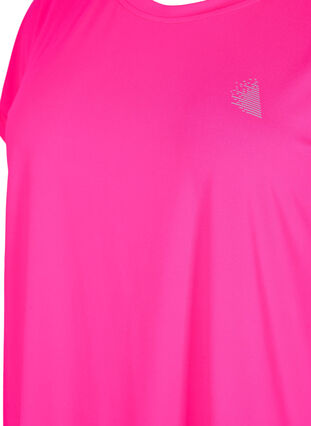 Zizzifashion Short-sleeved training t-shirt, Neon Pink Glo, Packshot image number 2