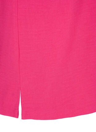 Zizzifashion Sleeveless top with wrinkle details, Pink Peacock, Packshot image number 4
