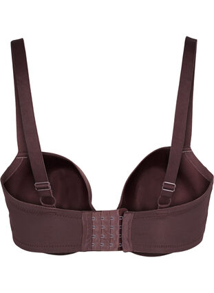 Zizzifashion Moulded bra with cross detail, Chicory Coffee, Packshot image number 1