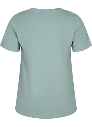 Zizzifashion Basic plain cotton t-shirt, Chinois Green, Packshot image number 1