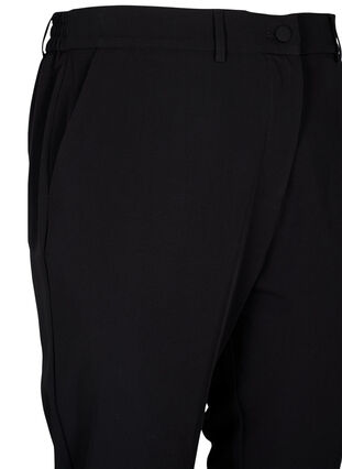 Zizzifashion Trousers with elasticated waist and ankle, Black, Packshot image number 2