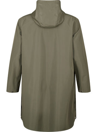 Zizzifashion Raincoat with pockets and hood, Grape Leaf, Packshot image number 1