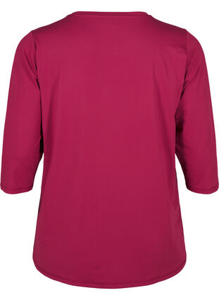 Zizzifashion Training blouse with 3/4 sleeves, Anemone, Packshot image number 1