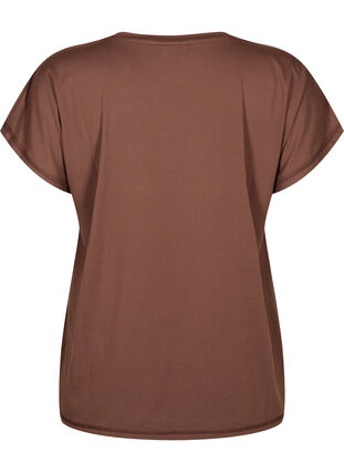 Zizzifashion Short-sleeved training t-shirt, Chocolate Martini, Packshot image number 1