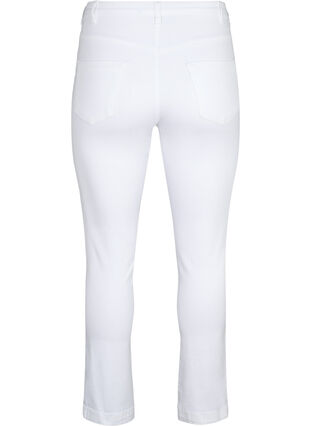 Zizzifashion Slim fit Emily jeans with normal waist, White, Packshot image number 1