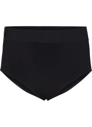 Bikini bottoms with a regular waist height - Black - Sz. 42-60 -  Zizzifashion