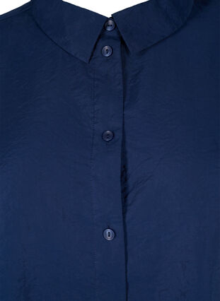 Zizzifashion Long-sleeved shirt in TENCEL™ Modal, Navy Blazer, Packshot image number 2