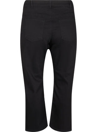 Zizzifashion Cropped Vera jeans with straight fit, Black, Packshot image number 1