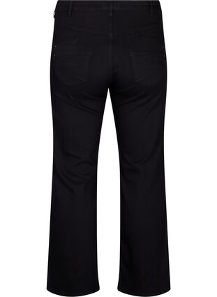 Zizzifashion Regular fit Gemma jeans with a high waist, Black, Packshot image number 1
