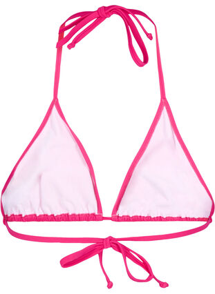 Zizzifashion Solid color triangle bikini top, Vivacious, Packshot image number 1